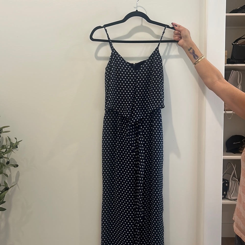 Michael Kors wrap around polka dot jumpsuit